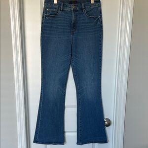 Ann Taylor Dark Blue Flare Jeans